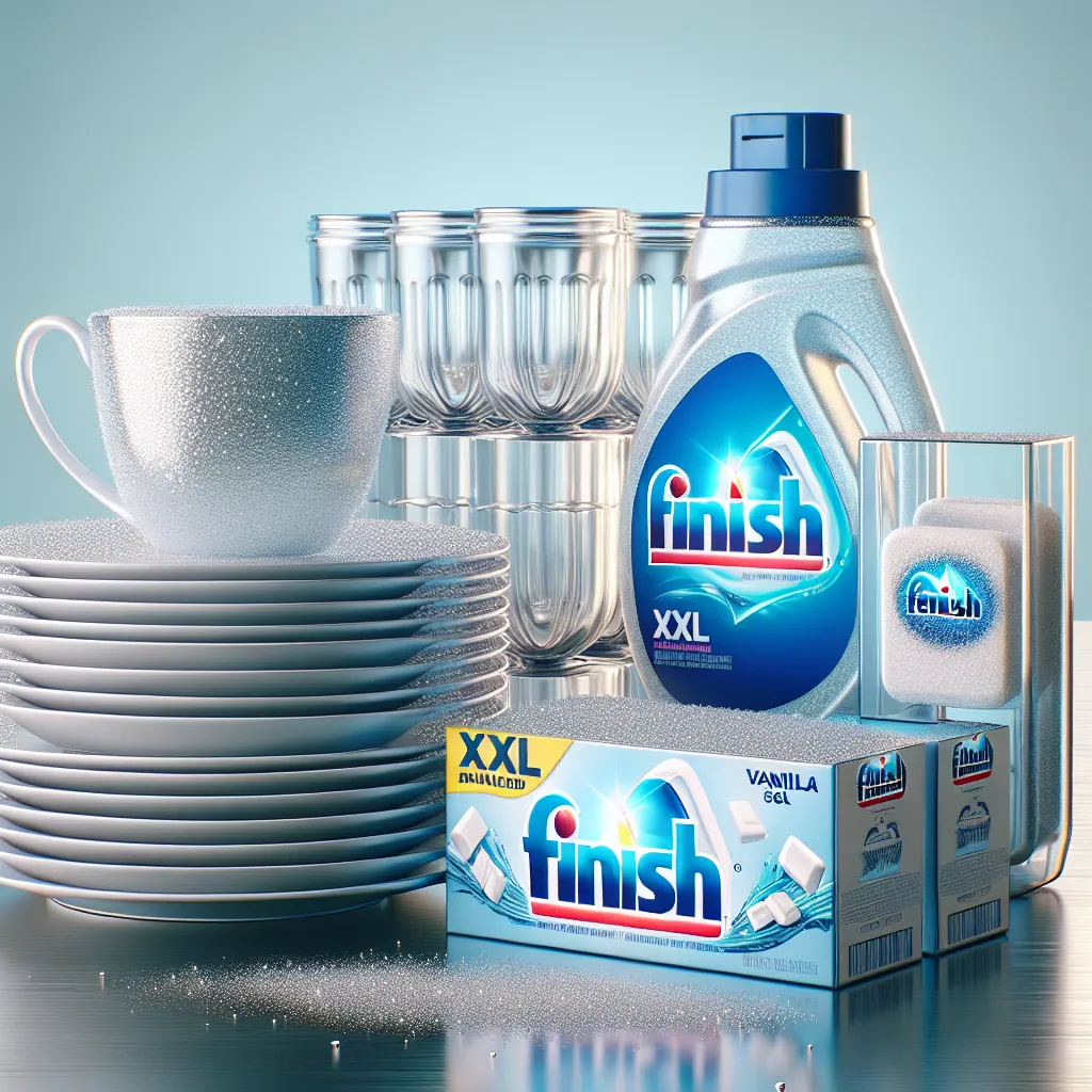 Oetker Cukier Wanilinowy XXL – Idealne połączenie smaków ze świeżością naczyń z Finish tabletkami do mycia naczyń